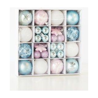 Ornament Assortment Blue/Pink 42Pcs