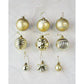 Ornament Assortment Gold 42Pcs