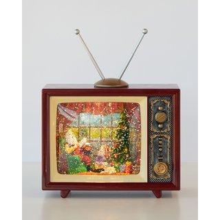 Xmas Tv Music Box 17cm