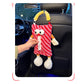 Red Striped Tissue Holder for Car - Fun Design