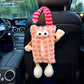Pink Striped Tissue Holder for Car - Fun Design