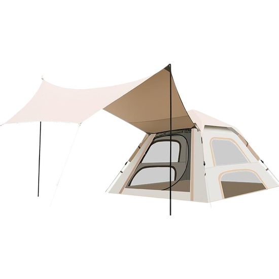 3-4 people Double door tent 200 * 200 * 135cm