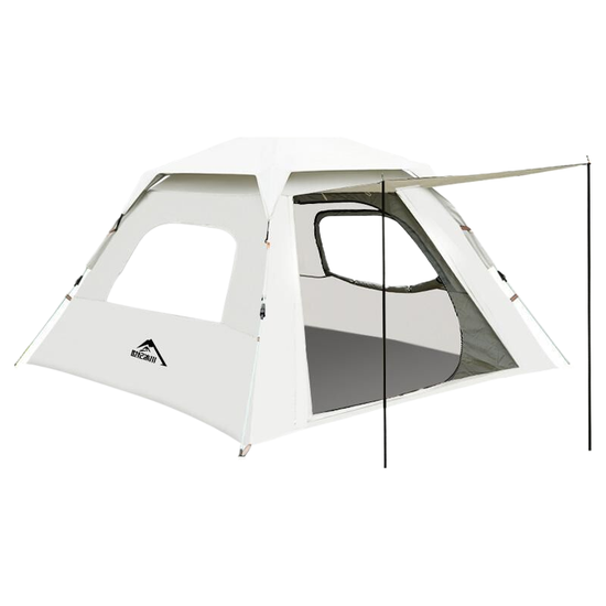 Round door four sided tent
