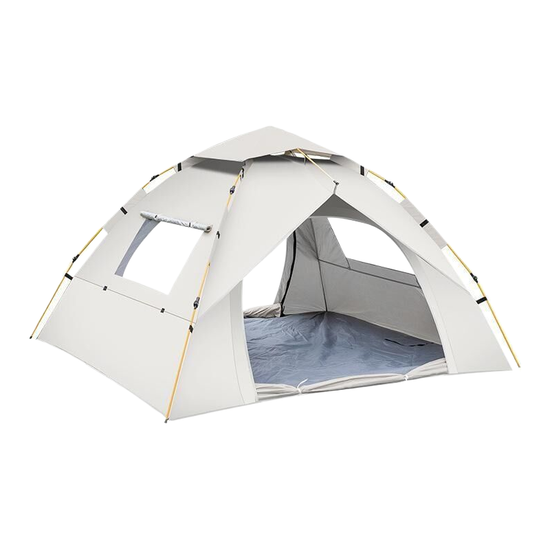 Single layer white tent, 3-4 people: 210*200*135cm