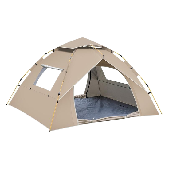 Single-story Tent with Two Doors and Two Windows - Small Size (200X150X125cm)