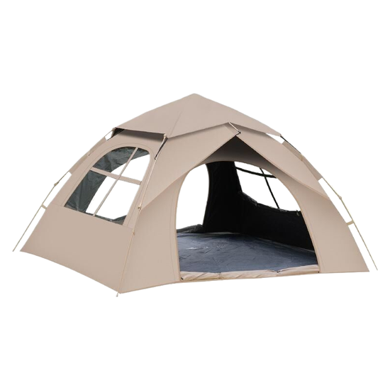 Colorful Tent with Two Doors and Two Windows - Large Size (210x200x135cm), Perfect for Outdoor Adventures