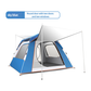 Sky blue Four-sided tent with Sunshade Awning -  Large size (240x240x155cm), High-Strength UV Protection and Multi-Coating Waterproof for outdoor excursions