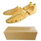 Adjustable Pine Wood Shoe Tree with Brass Knobs, Size EUR 41-42