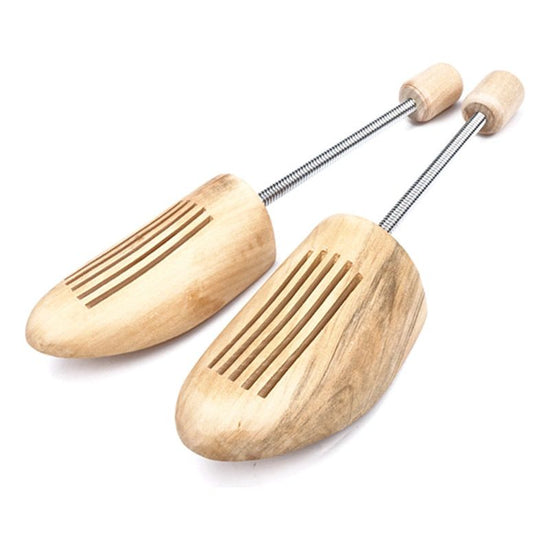 Small Wooden Spring Shoe Tree Stretcher, Size EUR 35-38