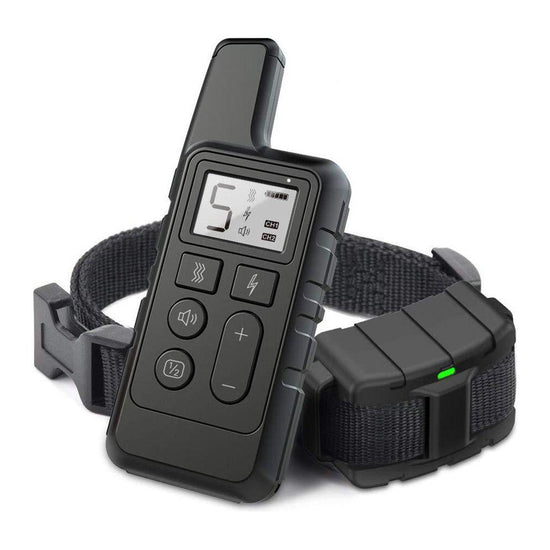 Wireless Dog Training Collar with Remote -500-Yard Range,Waterproof,Rechargeable,Adjustable for Small and Large Dogs