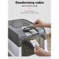 Large Enclosed Cat Litter Box with Drawer and Scoop - Odor Control, Removable Tray, Easy Clean Design