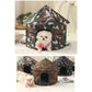 Outdoor Waterproof Cat House - Insulated, Weatherproof, Warm Shelter for Cats, Ideal for Winter Protection,Size: L 45*41cm