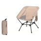 Black and khaki set of portable, comfortable and perfect camping chairs