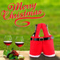 6pcs Small one Christmas Decoration Supplies, Christmas Pants, Gift Bags, Small Pants Candy Bags, Tote Bags, Wine Bottle Sets, Coke Bags