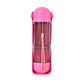 2-in-1 Portable Pet Water and Food Bottle - Leak-Proof Design with Water Lock and Easy Dispenser,300ml Water+200ml food feeder Blue Colour