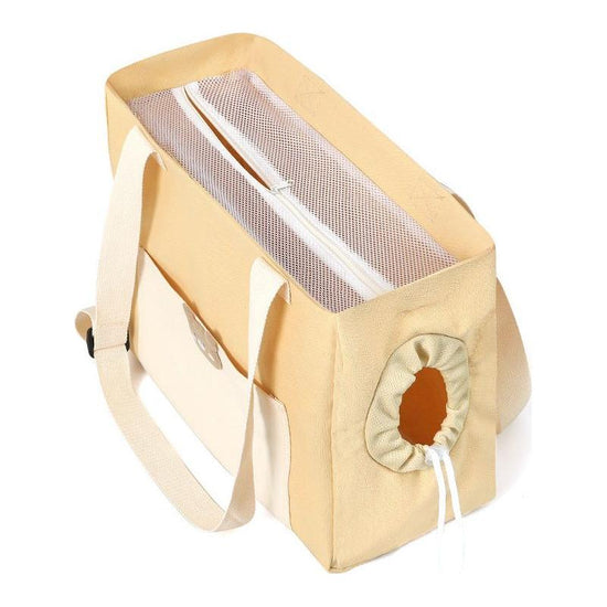 Breathable Pet Carrier Bag for Outdoor Use - Lightweight and Comfortable for Small Pets 38*15*30cm