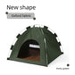 Outdoor Cat House,Pet Tent -Windproof and Dustproof Shelter for Small Pets, Green, Size: M  40*40*37cm