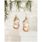 Set of 10 Christmas Ornaments -Gold & Rose Gold Holiday Tree Decorations