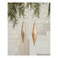 Set of 10 Christmas Ornaments -Gold & Rose Gold Holiday Tree Decorations