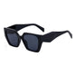 Bold Oversized Black Frame Sunglasses | UV400 Designer Fashion Shades