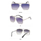 Outer Blue Square Sunglasses,Fashionable Men&