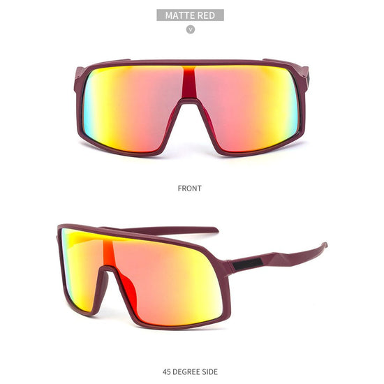 Cycling Sunglasses: Conquer the Road with Style and Protection Red colors