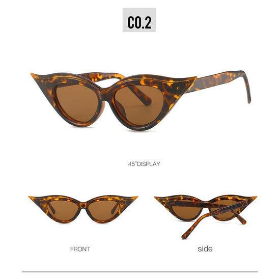 Retro Cat-Eye Sunglasses - Stylish Leopard Vintage Frames for Women