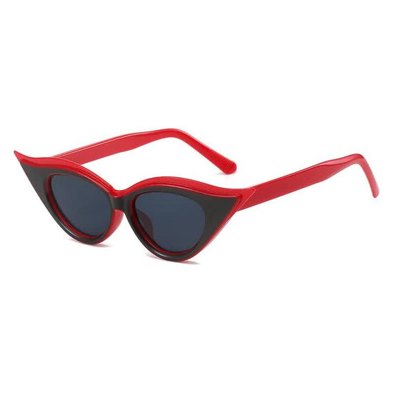 Retro Cat-Eye Sunglasses - Stylish Red Vintage Frames for Women