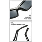 Futuristic Sports Wrap Man Sunglasses - Bold Black Frames with UV Protection