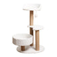 Modern Cat Tree Tower with Scratching Posts and Cozy Perches (50x38x80 cm)