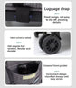 Grey 3-in-1 Pet Carrier: Rolling Backpack with Collapsible Design