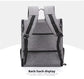 Grey 3-in-1 Pet Carrier: Rolling Backpack with Collapsible Design