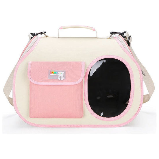 Pink Colors Pet Carrier Backpack, Breathable Cat Carrier Backpack with Transparent Window, Airline Approved Dog Backpack Carrier for Small Dogs and Cats, Travel Hiking Camping