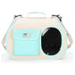 Green Colors Pet Carrier Backpack, Breathable Cat Carrier Backpack with Transparent Window, Airline Approved Dog Backpack Carrier for Small Dogs and Cats, Travel Hiking Camping