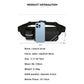 Water-Resistant Running Waist Pack with Bottle Holder - Adjustable Fitness Belt for Men