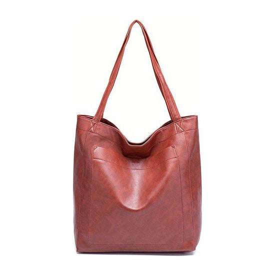 Vintage Genuine Leather Bag - Stylish and Spacious Everyday Shoulder Bag  (Brown)