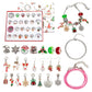 Christmas Jewelry Advent Calendar - DIY Charm Bracelets, Earrings, and Festive Charms Gift Set