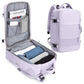 Multi-Compartment Travel Backpack with Shoe Storage and Wet-Dry Separation (Purple)31cm(L)*17cm(W)*42cm(H)