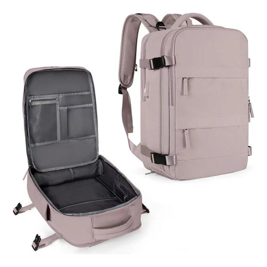 Multi-Compartment Travel Backpack with Shoe Storage and Wet-Dry Separation (lotus pink)31cm(L)*17cm(W)*42cm(H)