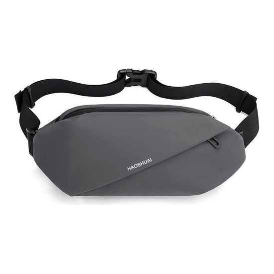 Versatile Crossbody/Fanny Pack for Men - Lightweight and Large Capacity (Gray)
