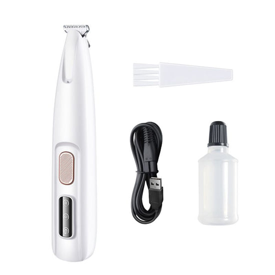 Waterproof LED Pet Grooming Trimmer | Rechargeable Clippers for Cats and Dogs（without Oil）