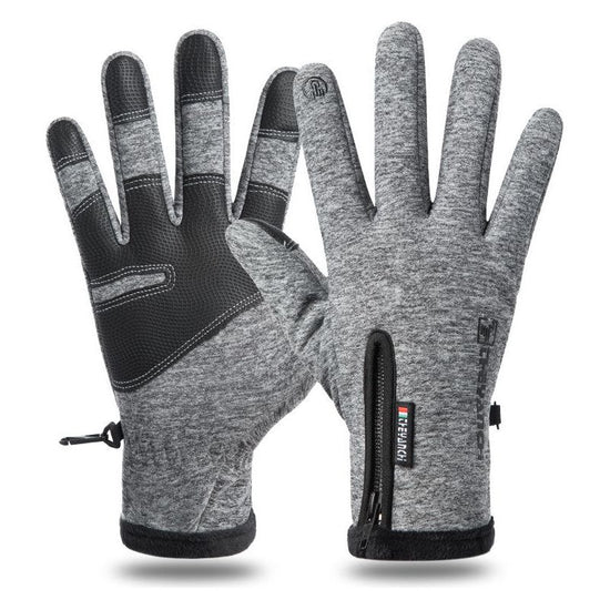 Touchscreen Winter Gloves|Waterproof, Windproof Thermal Gloves for Men Q9063  XL size Grey