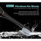 X-3 Sonic Electric Toothbrush, 4 Replacement Brush Heads, and USB Charging Cable - Sleek Black Design