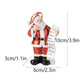 Santa Claus Christmas Ornament - Resin Figurine with Customizable Name List, 10cm Festive Decoration