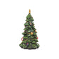 Christmas Tree Figurine - Festive Resin Decoration with Ornaments, 17cm Holiday Decor