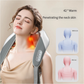 Portable Shiatsu Neck and Shoulder Massager with Heat | Rechargeable 2000mAh Battery