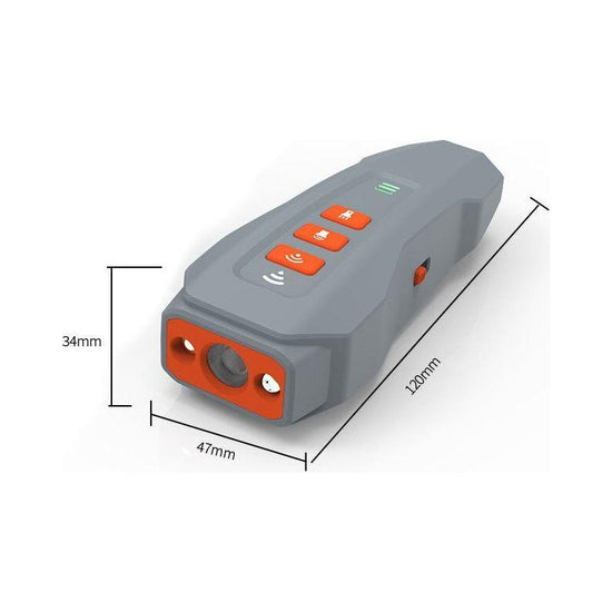 Gray Rechargeable Ultrasonic Dog Trainer with LED Flashlight & Laser - Anti-Barking Device for Effective Dog Training