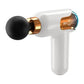 LC002 White Portable Massage Gun - Deep Tissue Muscle Massager with 4 Heads and 9 Speed Settings