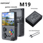 128G Black MPOWN M19 Handheld Gaming Console - Retro Arcade & PSP Emulator, 3.5-Inch HD Screen, TV Connectivity, Portable 3D Gaming Device