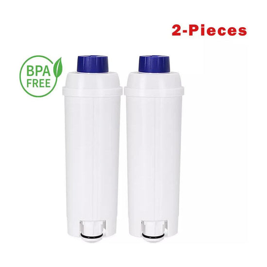 2pcs pack DeLonghi DLSC002 Carbon Filter – Replacement Water Filter for DeLonghi Coffee Machines, Active Carbon Purification